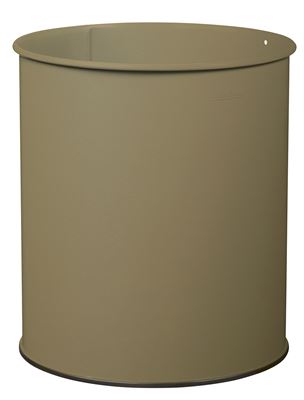 Corbeille papier 30L gris olive Rossignol