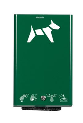 Distributeur gant proprete canine Rossignol vert mousse