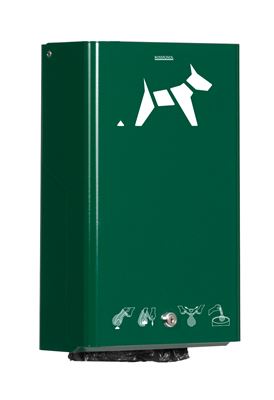 Distributeur gant proprete canine Rossignol vert mousse