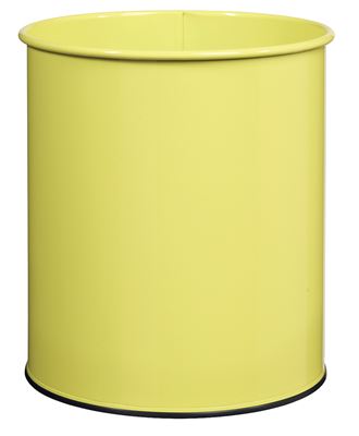 Corbeille papier 15L jaune Rossignol