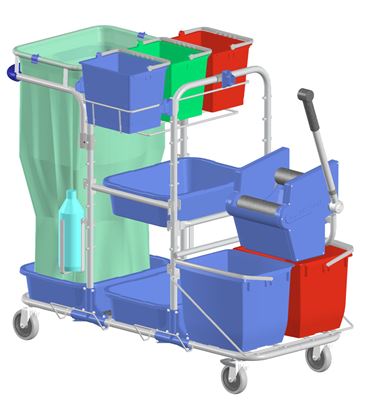 Chariot de menage lavage hospitalier DIT 528 