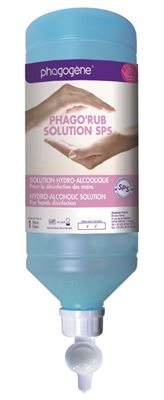 Phago rub solution hydroalcoolique hypoallergénique airless 12X1L