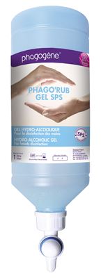Phago rub gel hydroalcoolique SPS airless 12x1L