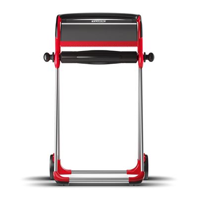 Distributeur Tork bobine sur pied mobile rouge