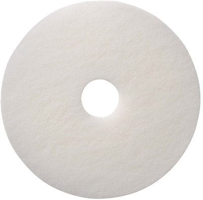 Disque blanc monobrosse polissage sol 165 mm colis de 5