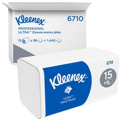 Essuie mains Kleenex ultra pliage V colis 1440