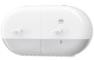 Distributeur papier toilette SmartOne mini Tork blanc