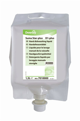 Suma Star Plus D1 Plus liquide vaisselle manuel 4 x 1,5 L