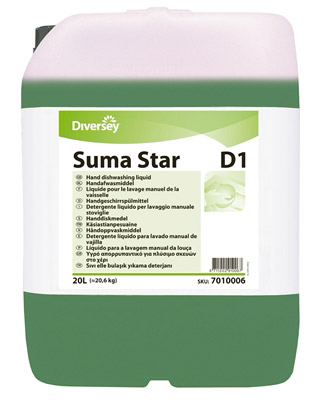 Suma Star D1 détergent plonge Diversey 20 L