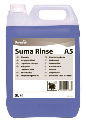 Suma Rinse A5 Diversey additif rinçage 5L