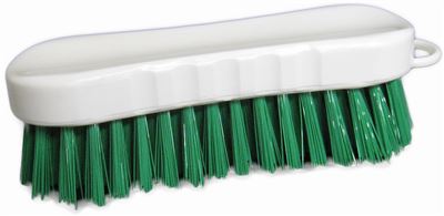 Brosse alimentaire main vert