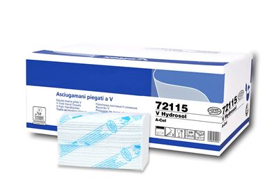 Essuie mains papier blanc hydrosoluble colis de 2550