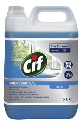 Cif professional vitres et multisurfaces 5L