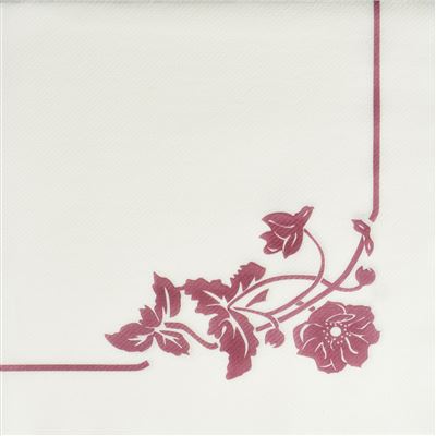 Serviette intissé magnolia 40 X 40 par 800