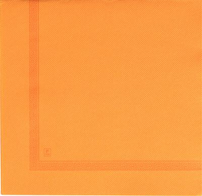 Serviette Celi Ouate 38X38 mandarine Olympia les 900