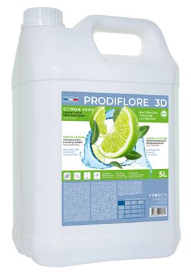 Détergent désinfectant désodorisant citron vert 5L