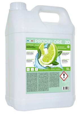 Détergent désodorisant citron vert 5L