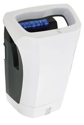 Seche mains electrique JVD Stell air blanc