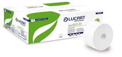 Papier toilette Lucart identity blanc 900 f colis 12