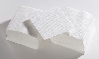 Serviette papier blanche 29 X 29 1 plis colis de 3200