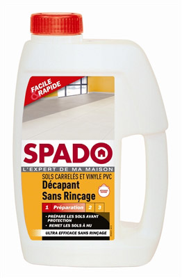 Spado décapant sans rinçage carrelage vinyle pvc 1l