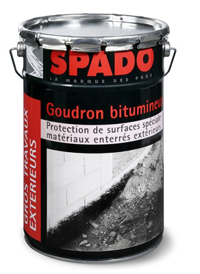 Spado goudron bitumeux bidon de 4l