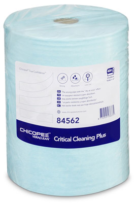 Chicopee Veraclean critical cleaning plus turquoise bobine 400 F