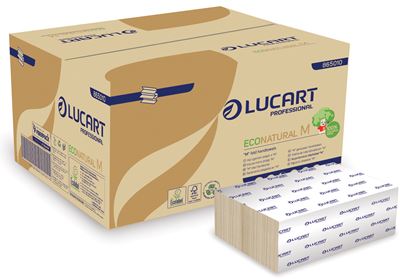 Essuie mains pliage M Ecolabel Econatural Lucart colis 3000