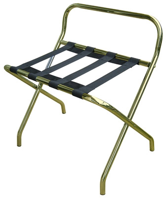 Repose bagage chambre hotel JVD dosseret metal dore