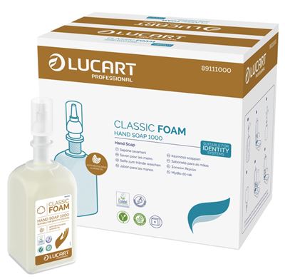 Savon mousse classic 6X1L Lucart