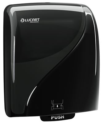 Distributeur essuie mains autocut Lucart Identity noir