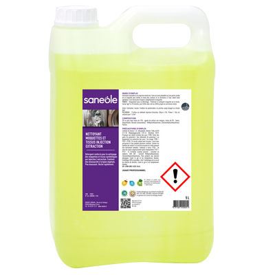 Détachant Tapis & Moquettes, Injection Extraction, 5L