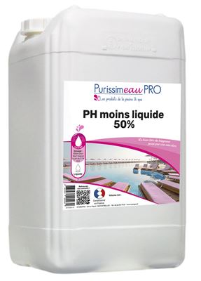 pH moins pH minus liquide piscine professionnel 12,5 kg