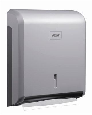 Distributeur d’essuie-mains gris métal ABS JVD