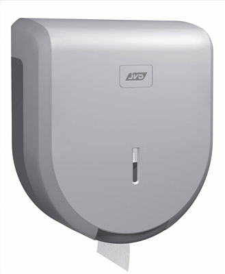 Distributeur papier toilette jumbo gris métal ABS  JVD