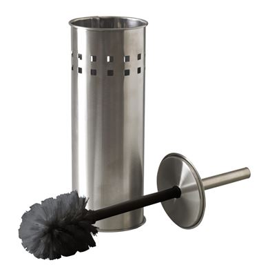 Balayette wc inox brossé JVD à poser avec support