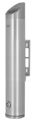 Cendrier exterieur mural aluminium brossé JVD 2,4 L