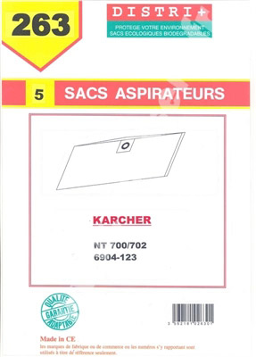 Sac aspirateur Karcher NT700 NT702