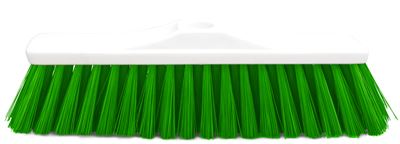 Balai droit alimentaire HACCP vert 29cm souple