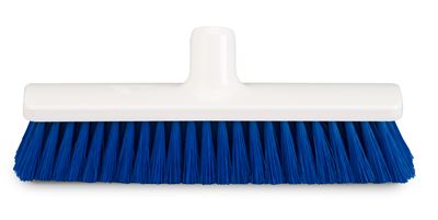 Balai alimentaire HACCP 40cm mi dur bleu