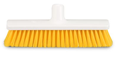 Balai alimentaire HACCP 40cm mi dur jaune