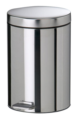 Poubelle a pedale 3 L inox