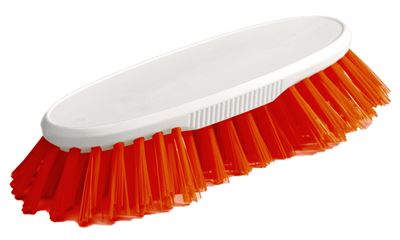 Brosse alimentaire main 21cm rouge