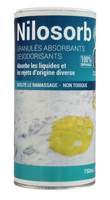 Nilosorb absorbant granulé végétal