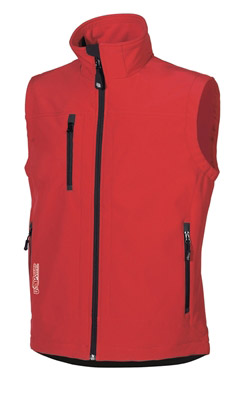 Gilet sans manche de travail rouge climb