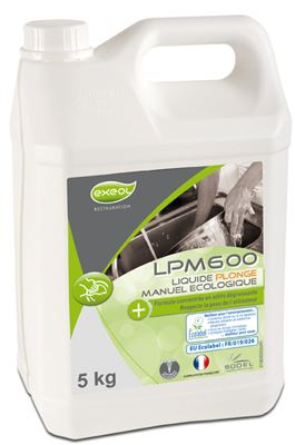 Produit vaisselle main écologique Ecolabel LPM600 5L