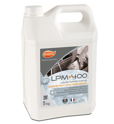Liquide vaisselle désinfectant LPM+400 5 L