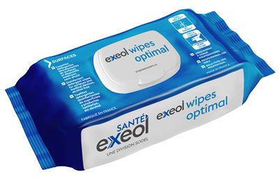 Exeol wipes optimal lingettes