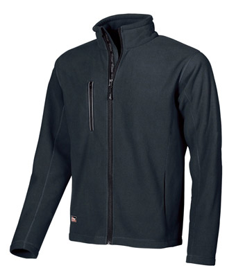 Veste polaire de travail bleue warm