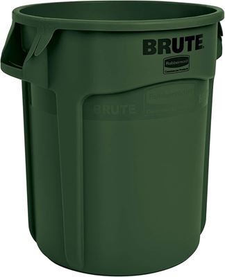 Conteneur brute Rubbermaid rond 76L vert